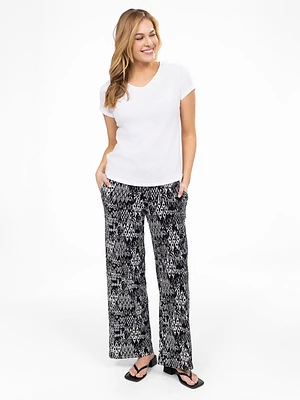 Short-sleeve semi-fitted t-shirt