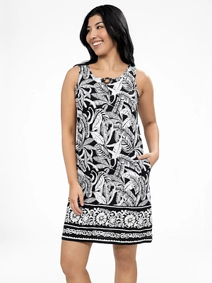 Straight midi dress