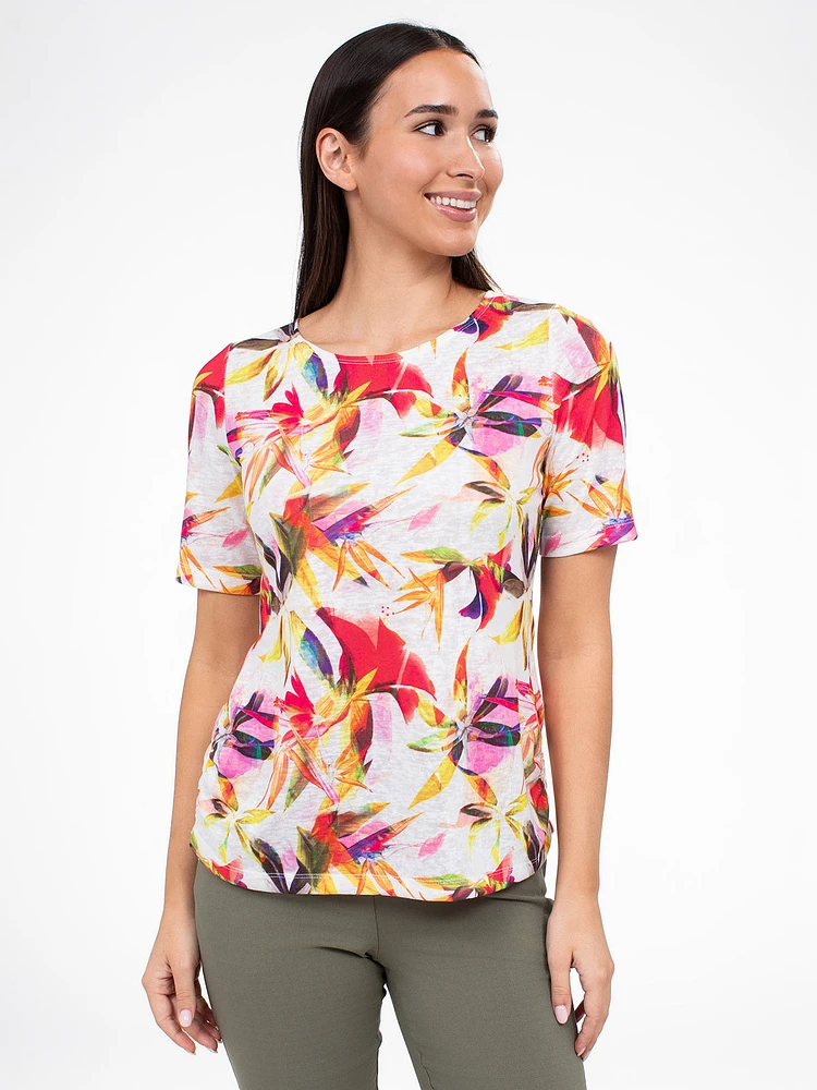 T-shirt à manches 3/4