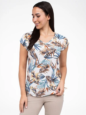 T-shirt semi-ajusté à manches courtes