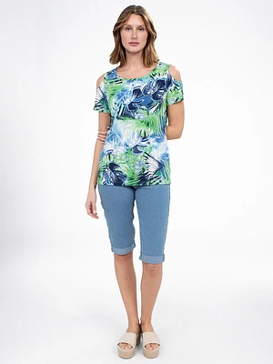 T-shirt semi-ajusté à manches courtes