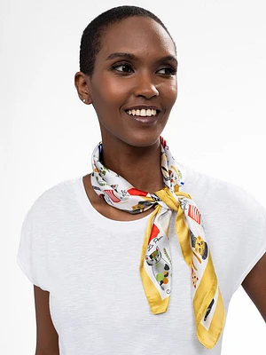 Squared scarf