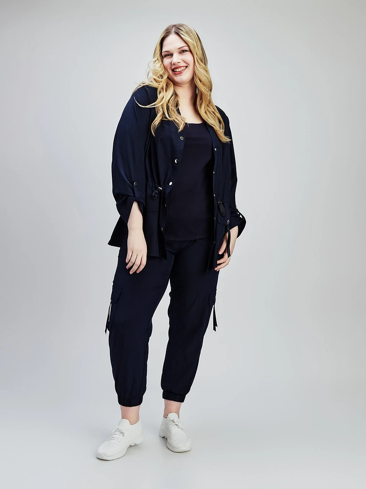 Semi-fitted blazer