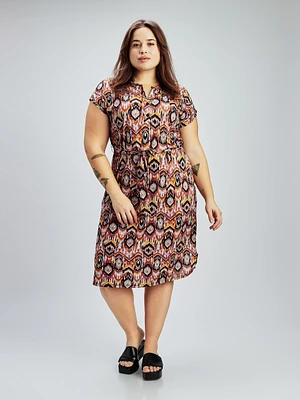 Robe midi en tricot