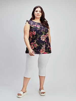 Flared tank top