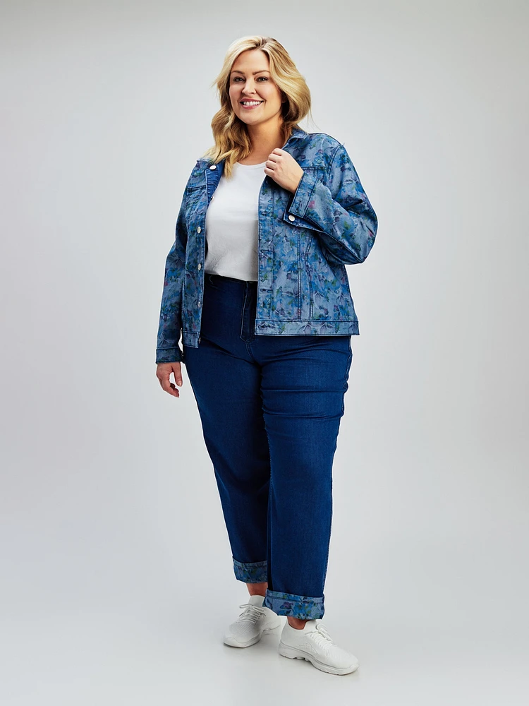 Reversible denim jacket