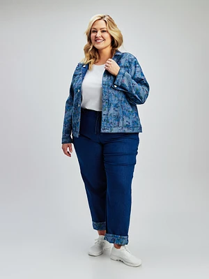 Reversible denim jacket