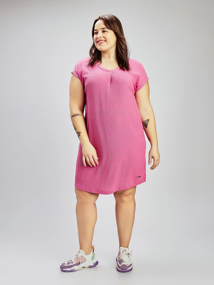 Robe à manches courtes