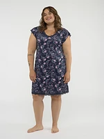 Robe de nuit droite