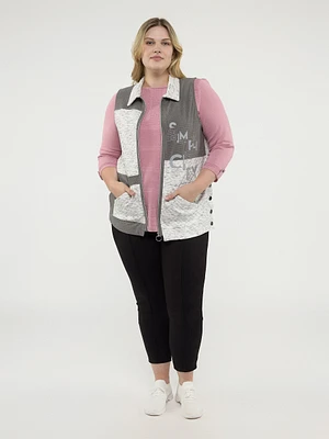 Sleeveless jacket