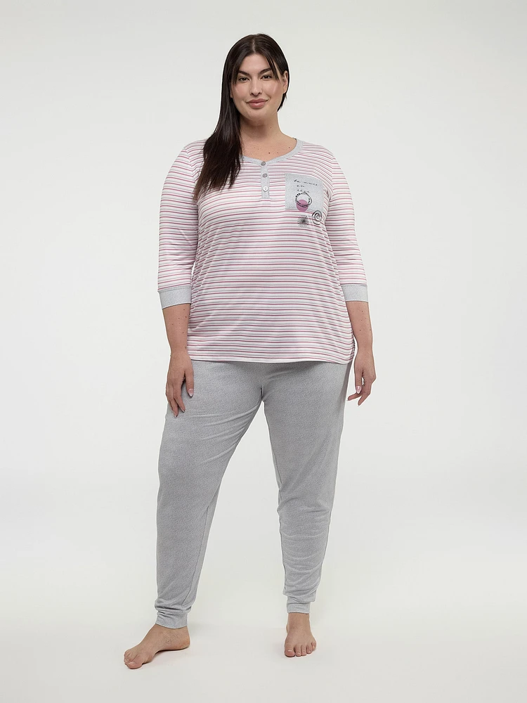 Narrow leg pyjama pant