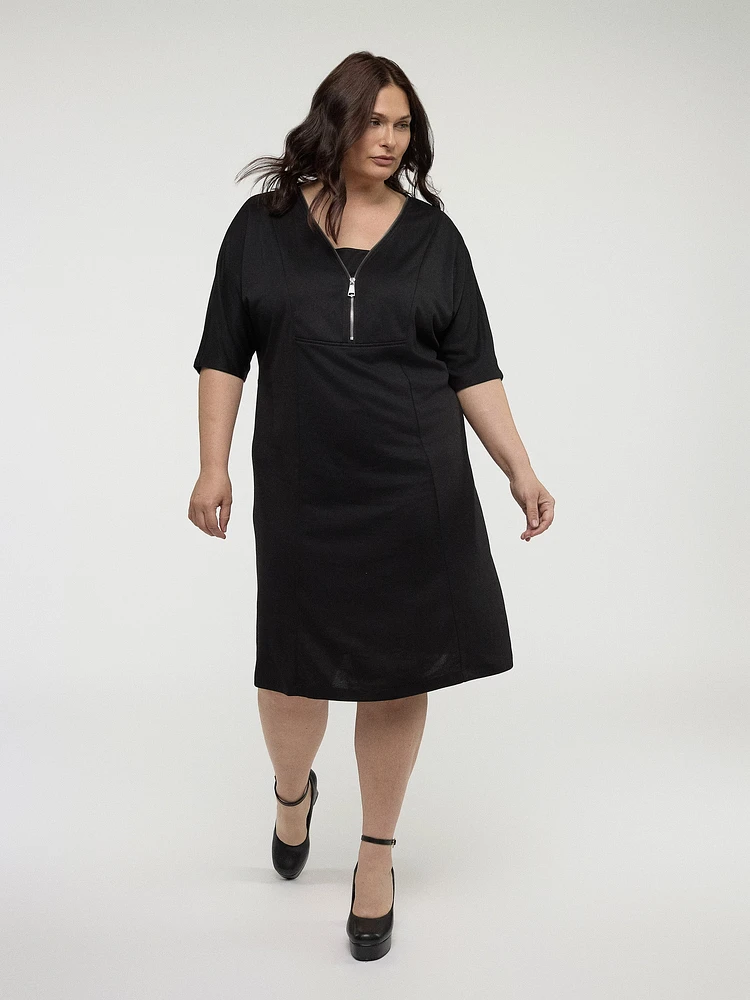 Midi knit dress