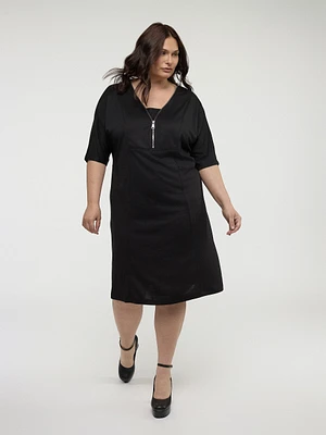 Robe midi en tricot