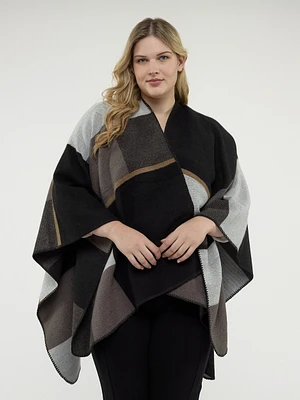 Poncho en tricot
