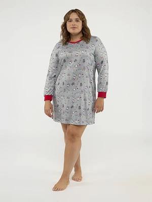 Robe de nuit droite