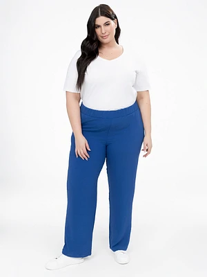 Flared pull-on pant
