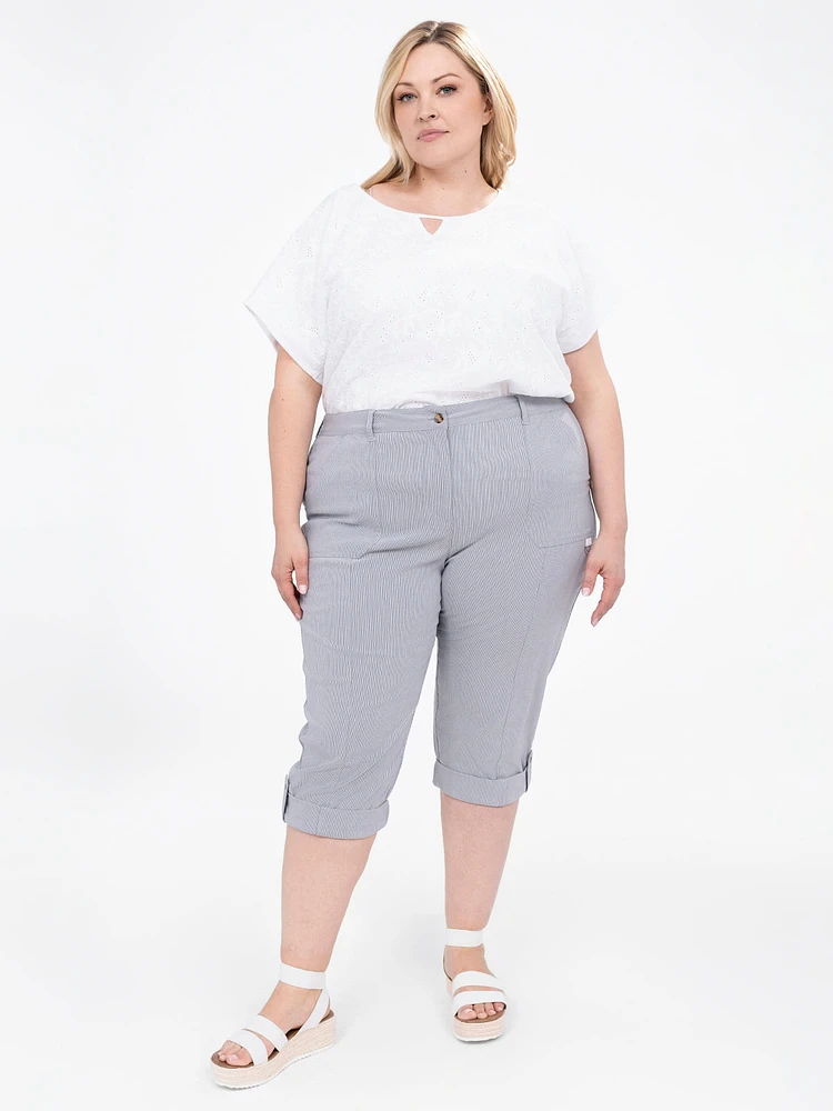 Capri droit décontracté