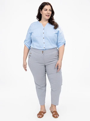 Pantalon étroit semi ajusté