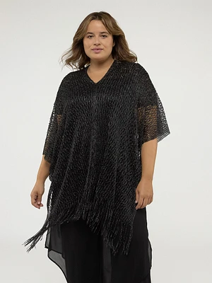 Poncho en tricot