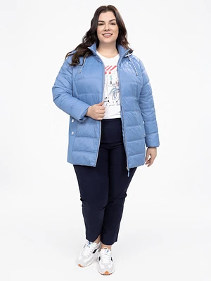 Manteau court semi-ajusté
