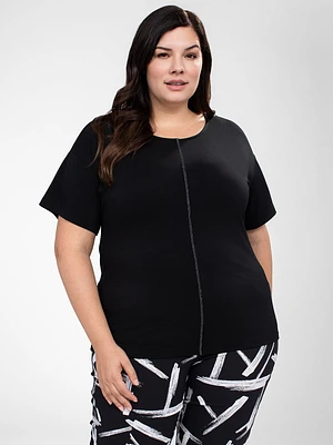 Loose short-sleeve t-shirt