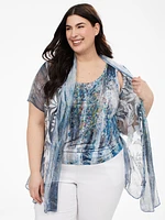 2-pieces flared top