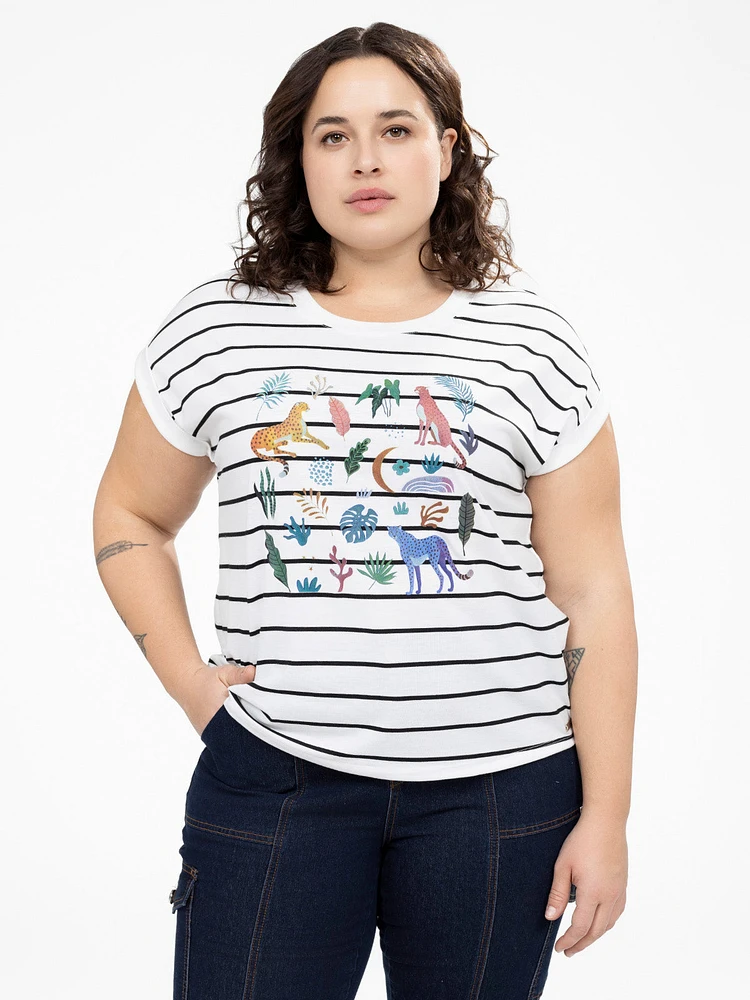 Loose short-sleeve t-shirt