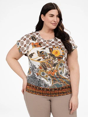 Loose short-sleeve t-shirt