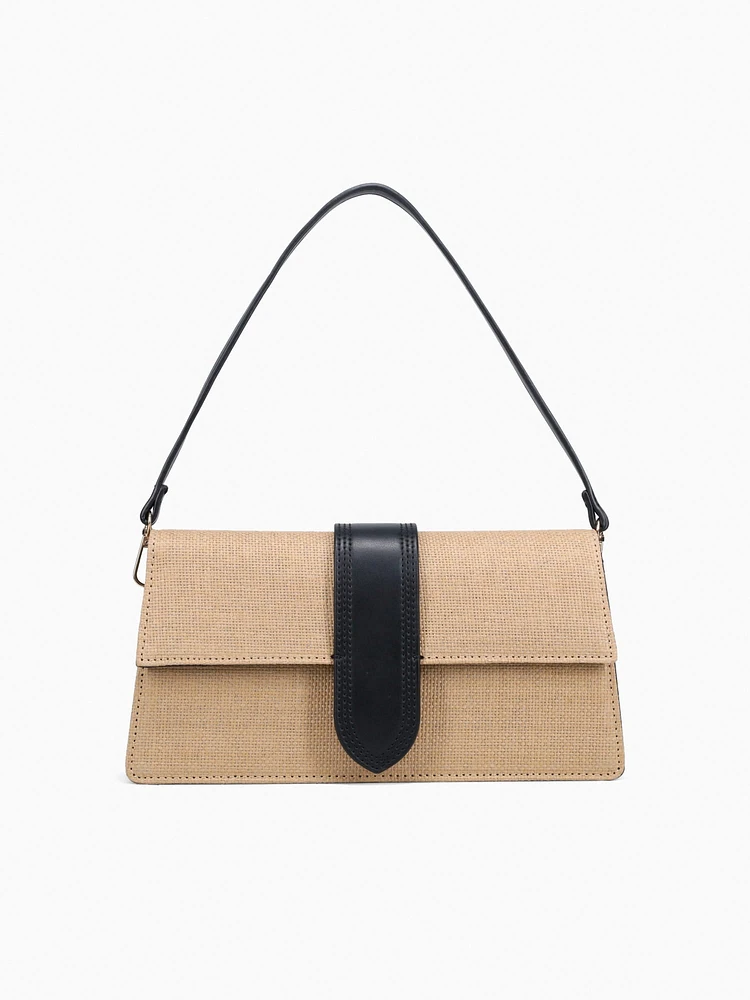 Violet  Straw Natural Black