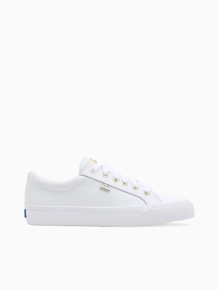 Jump Kick White Gold lea