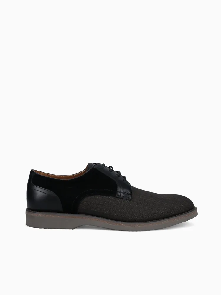 Javelin Black denim Oil calf
