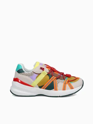 Moon Trekking Multicolor Fabric