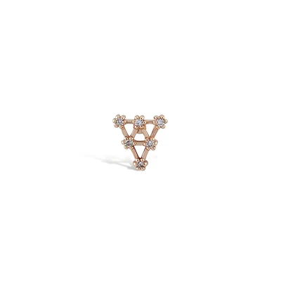 Pyramid Diamond Piercing -Single