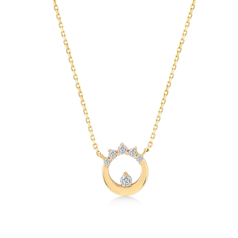 Serene Circle Necklace
