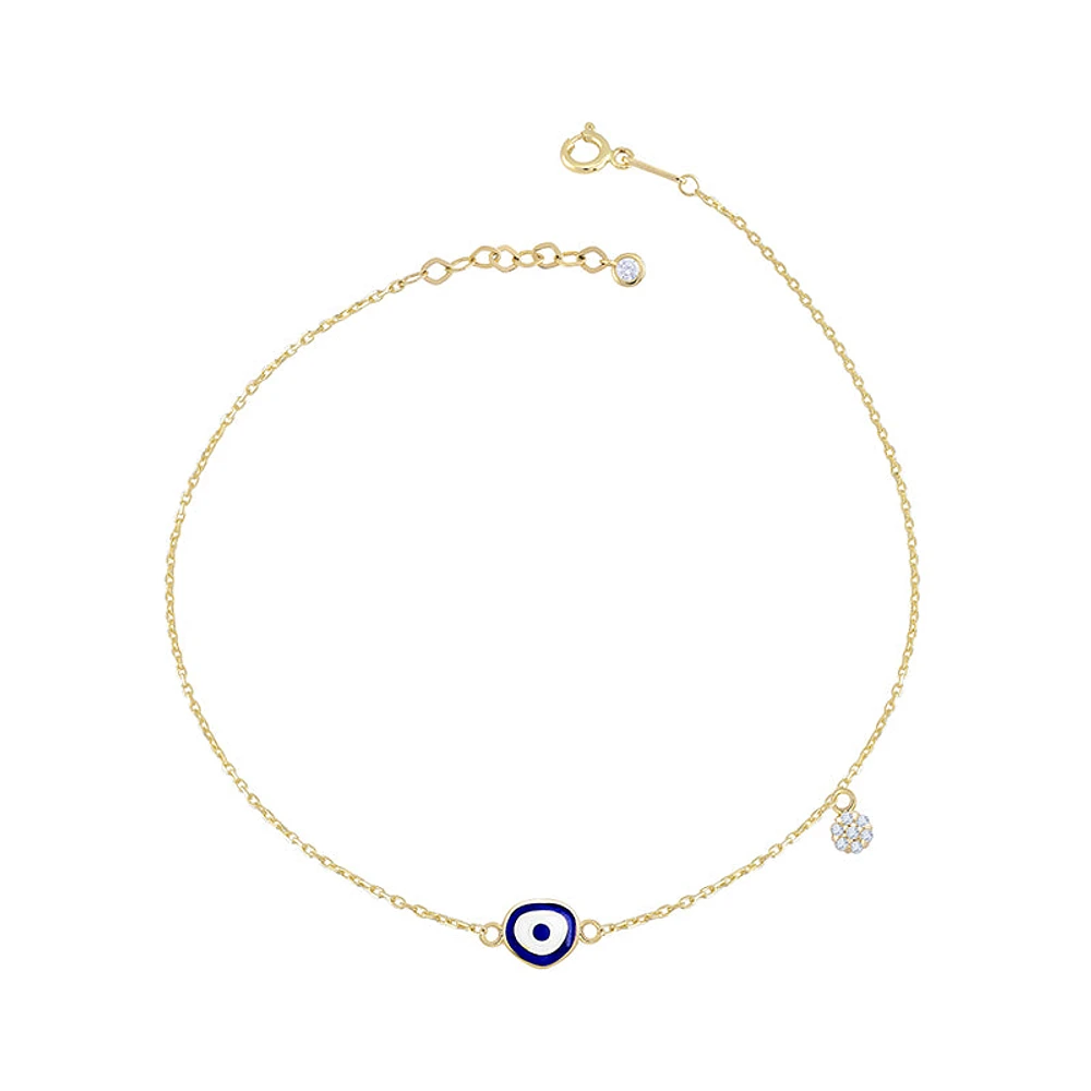 Blue Evil Eye Bracelet
