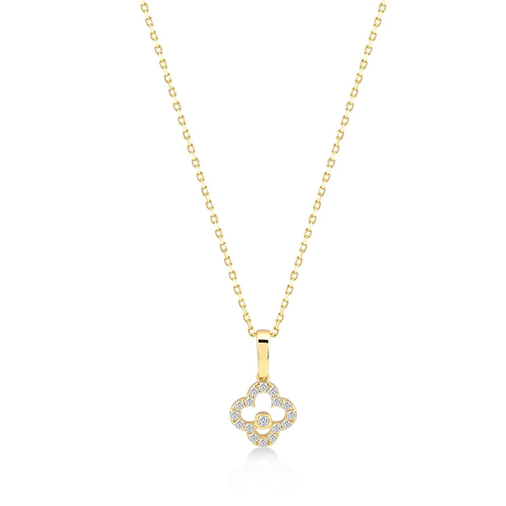 Shamrock Celestial Necklace