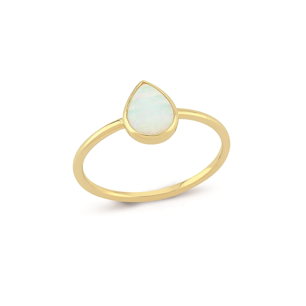 Drop Opal Ring