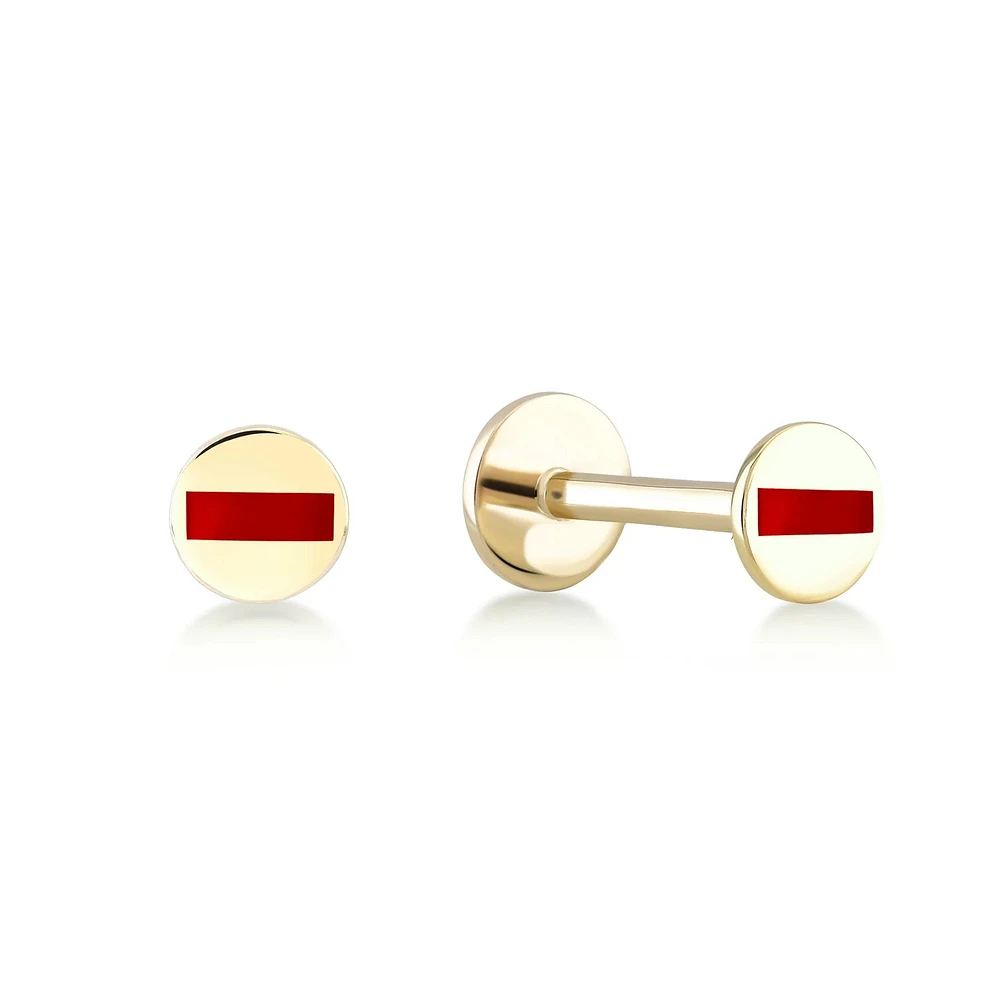 Enameled Golden Piercing -Single