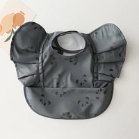 Bavette à Volants - Panda gris