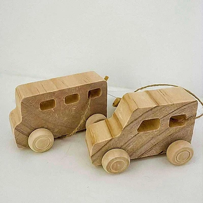 Voiture en bois a peindre