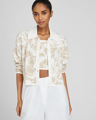 Loop Jacquard Cardigan