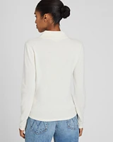 Cashmere Johnny Collar Sweater