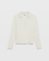 Cashmere Johnny Collar Sweater