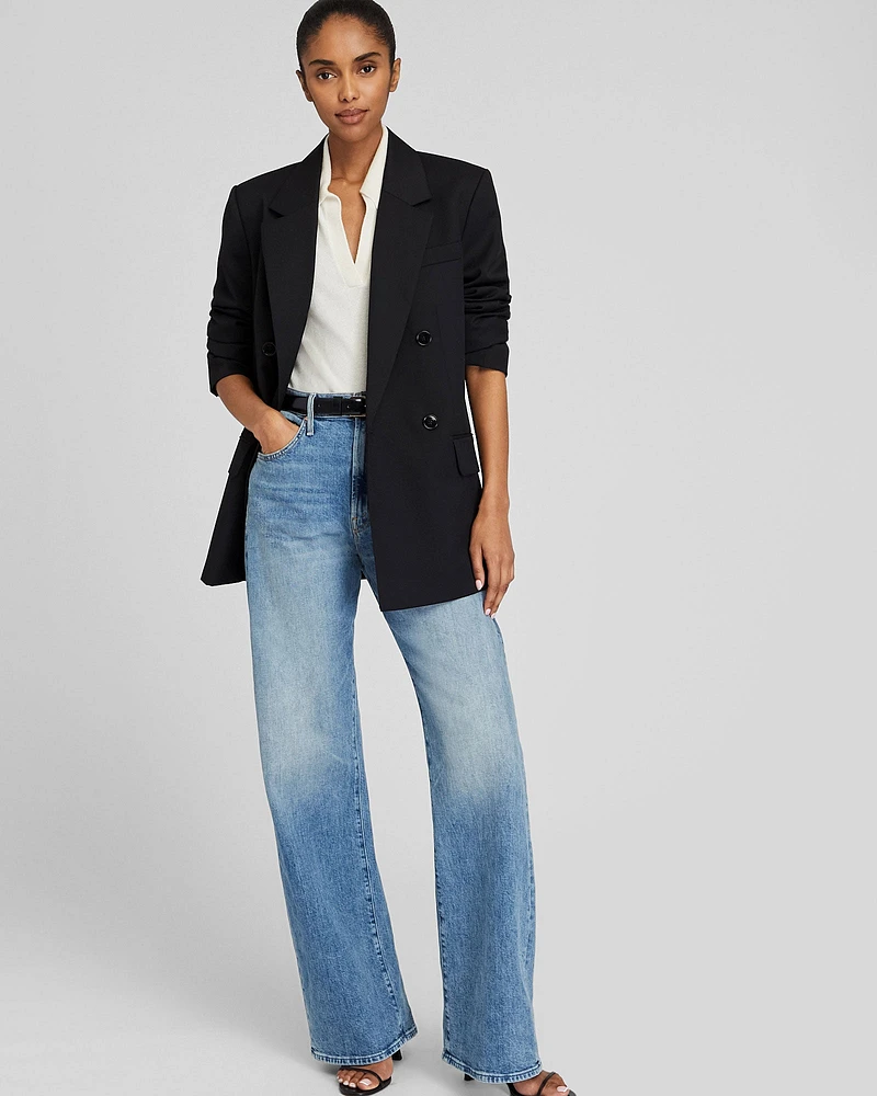 Cashmere Johnny Collar Sweater