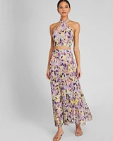 Georgette Tie Halter Top