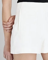 Textured High-Rise Short