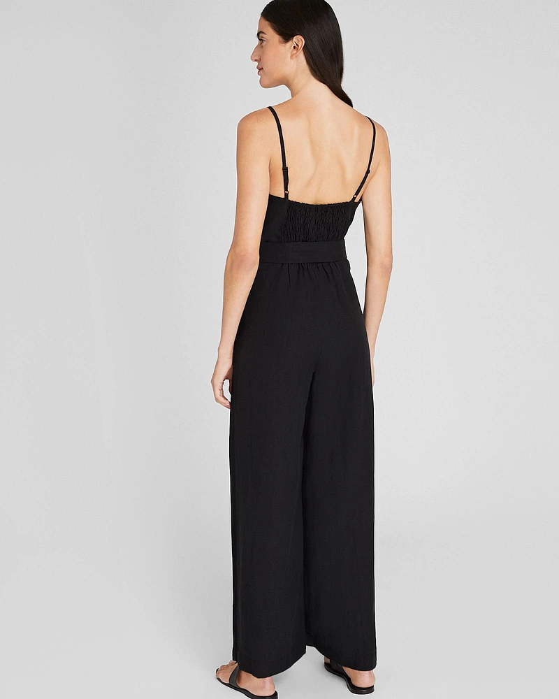 Linen Blend Jumpsuit