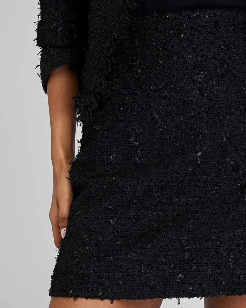 Bouclé Mini Skirt