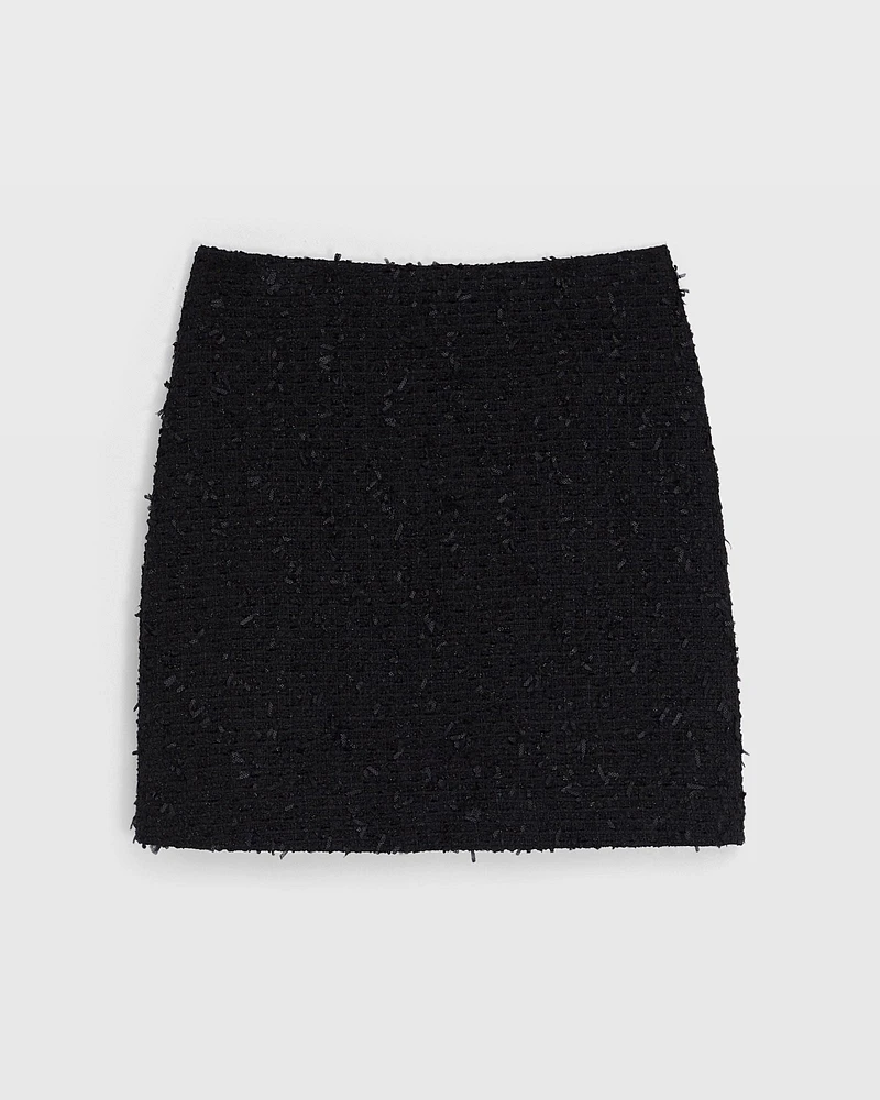 Bouclé Mini Skirt