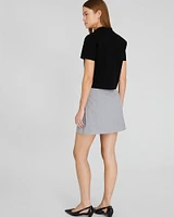 Lightweight Wool Mini Skirt